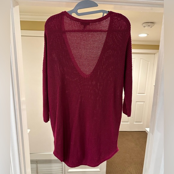 Loose fitting short-sleeved light sweater - Picture 2 of 3